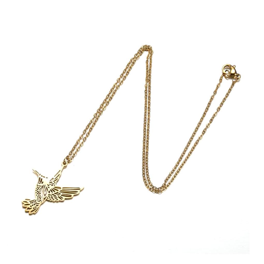 

Female Stainless Steel Necklaces Chain Decoration Pendant Girlfriends Jewellery Choker Accessory for Wedding Engagement gold