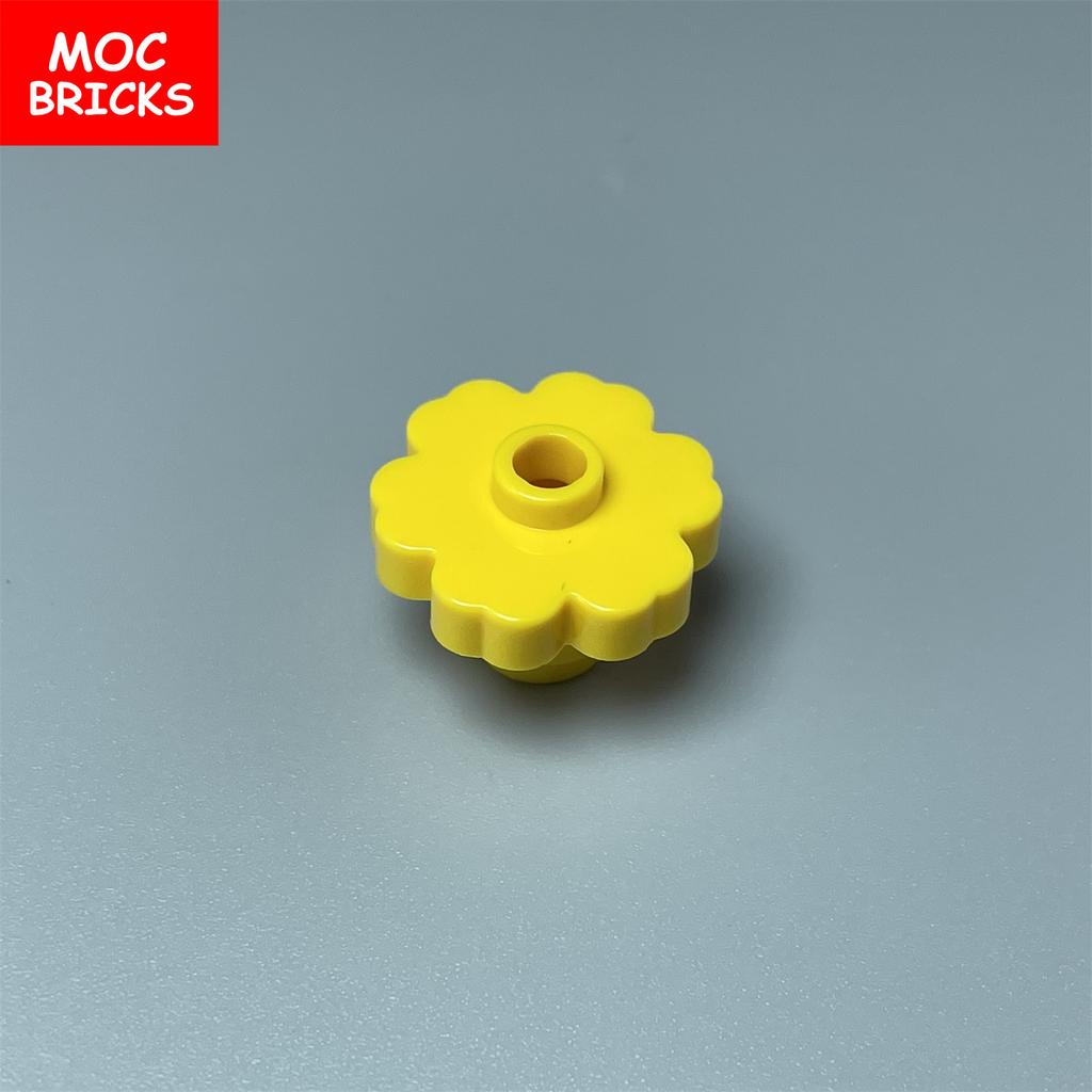 Non-Toxic Moc Bricks Plant Flower 2X2 Rounded Compatible Assembles Particles 98262 Building Blocks Parts Story Bulk Model Toys