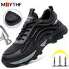 Male Anti Static Safety Shoes Puncture-Proof Work Sneakers Indestructible Shoes Anti Slip Wear-resistant Indestructible Shoes