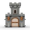 Medieval City Block Building Set - Interlocking Tower and Wall Scene Assembly