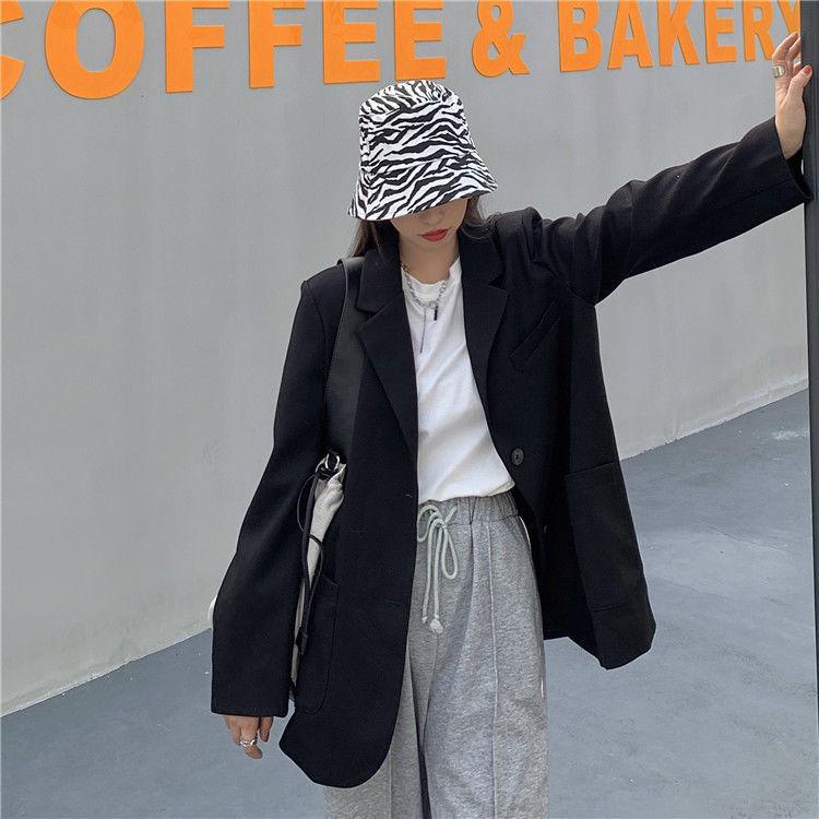 Vår Høst Koreansk versjon Design Loose Sense Minority Senior Hong Women Style Leisure Street