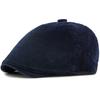 HT5051 Mens Berets Women Retro Artist Painter Beret Hat Spring Autumn Winter Flat Cap Male Female Corduroy Octagonal Beret Caps
