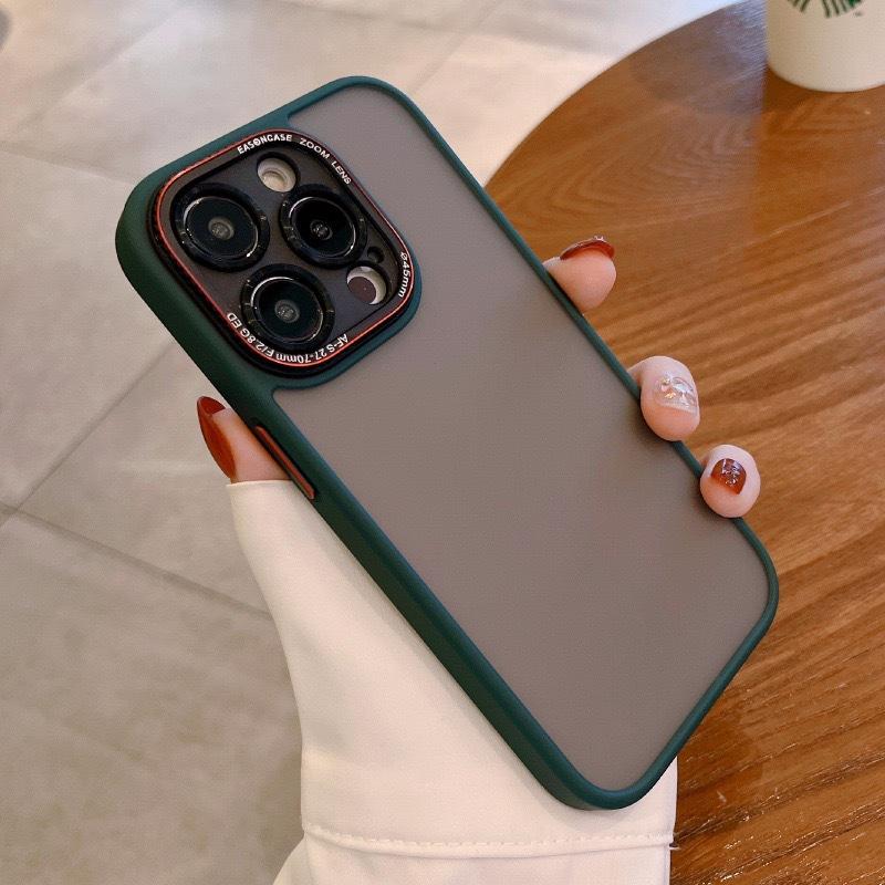 Applicable To iPhone15promax Lycra Matte All-inclusive Metal Goggles Mobile Phone Case Apple 14 Anti-drop Protective Case