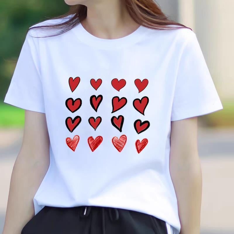 Trendy Summer Women's Short Sleeve T-Shirt - American Korean Style