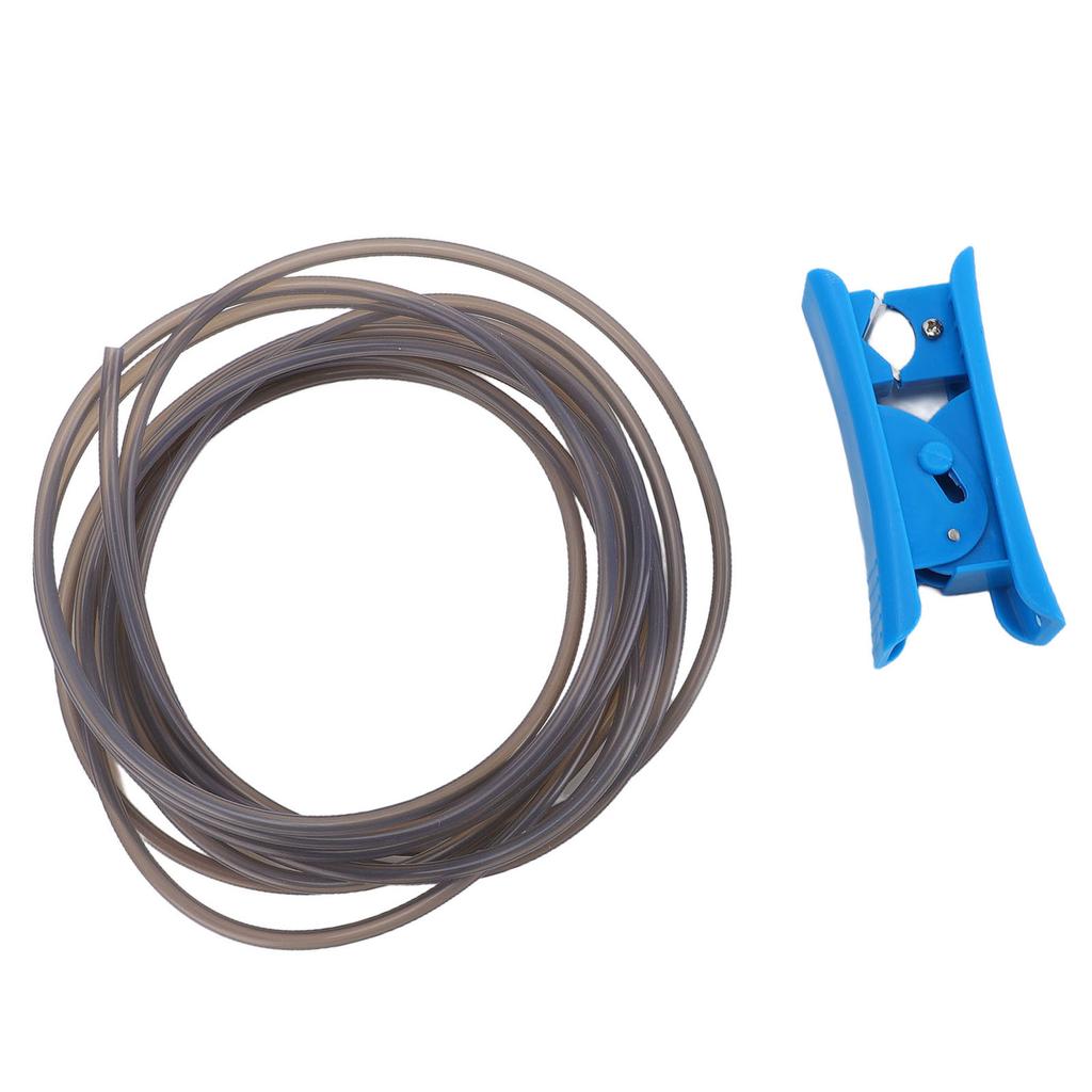 4M 13.1FT PTFE-Schlauch passend für Bambu Lab A1 Mini AMS 3D-Drucker 2,5 mm Innendurchmesser 4 mm Außendurchmesser 1,75 mm Filament-Zuführungsschlauch mit Schneider Grau