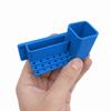 Dual Compartments Screwdriver Bit Holder Compact Drill Bit Organizer Workshop Storage