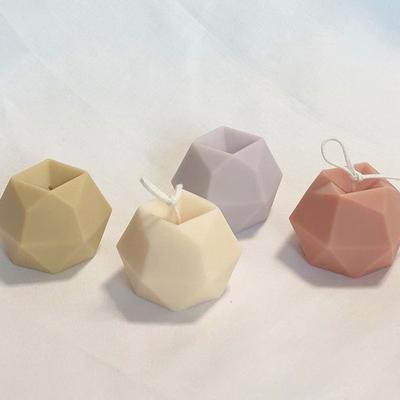 3D unregelmäßige Silikon-Kerzenform, rhomboedrische Kugelform, Harzform