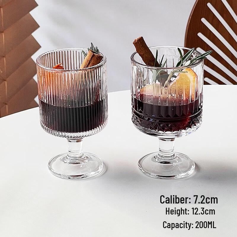 ZISIZ Handmade Ins-Style Christmas Wine Glass