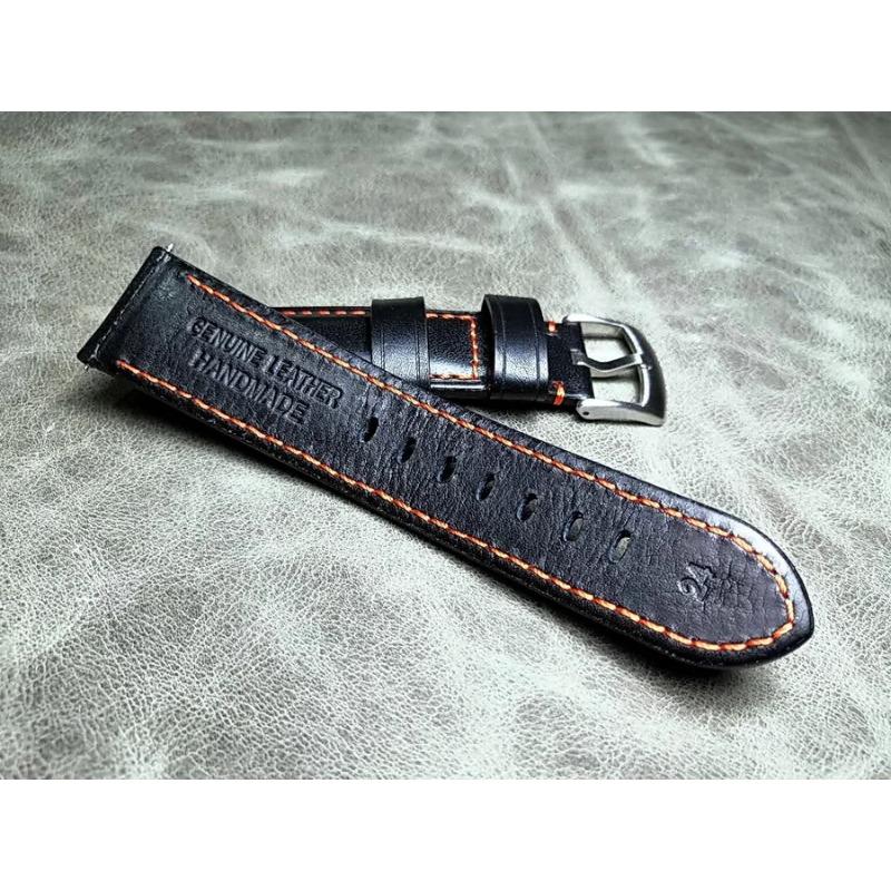 Ремешок для часов из толстой коровьей кожи 20 21 22 мм — фото 5