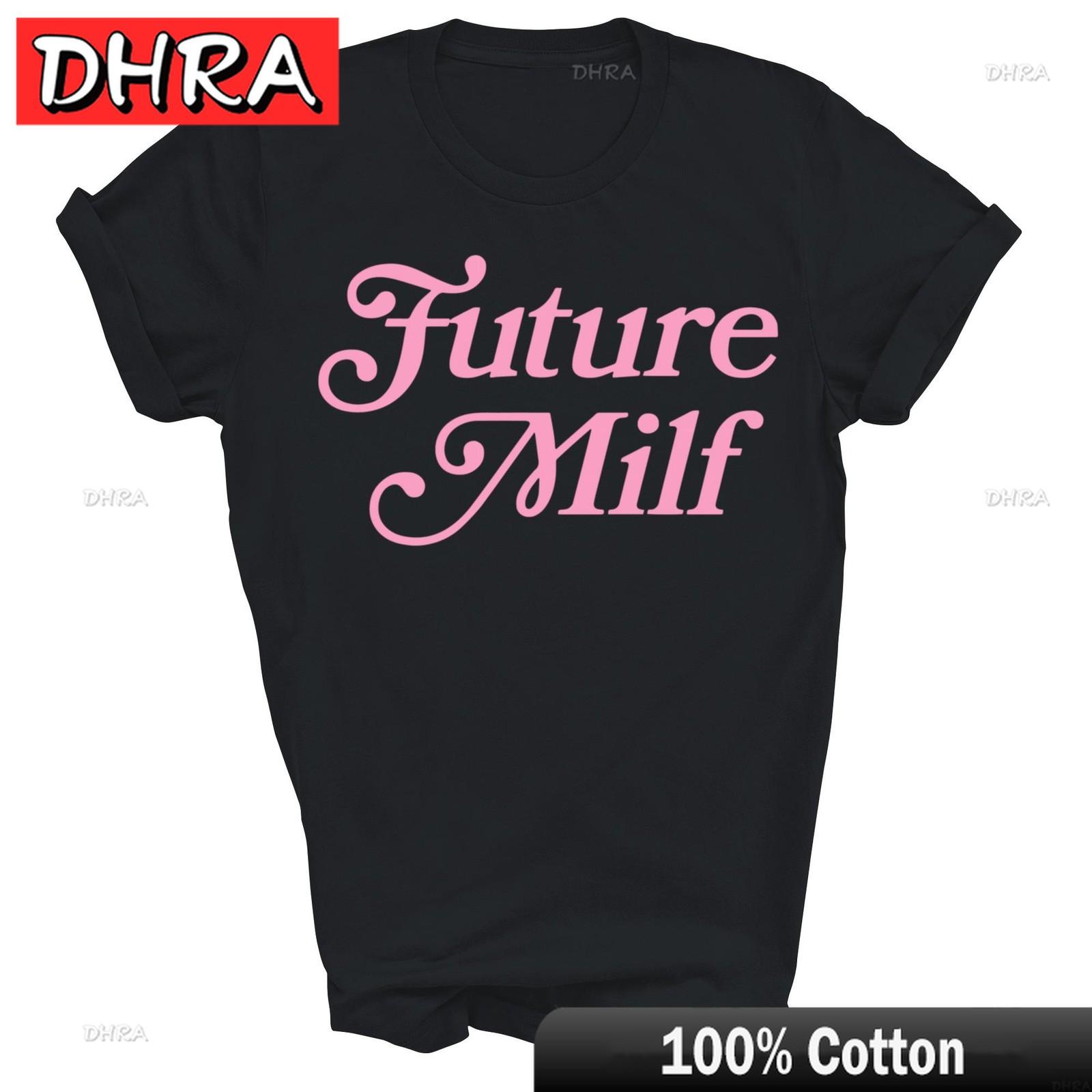 

Future Milf Funny Unisex Shirt Gift with Soft Cotton Grunge Vintage Aesthetic Minimalist Loose Shirt Street Fashion Trendy 3XL