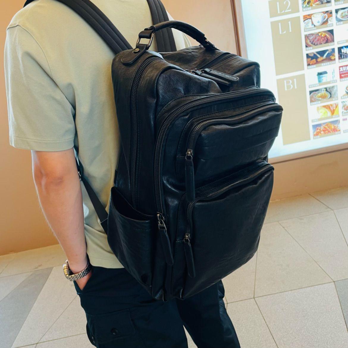 

2025 Men s Business Travel Backpack - Large Capacity, Commuting & Laptop School Bag