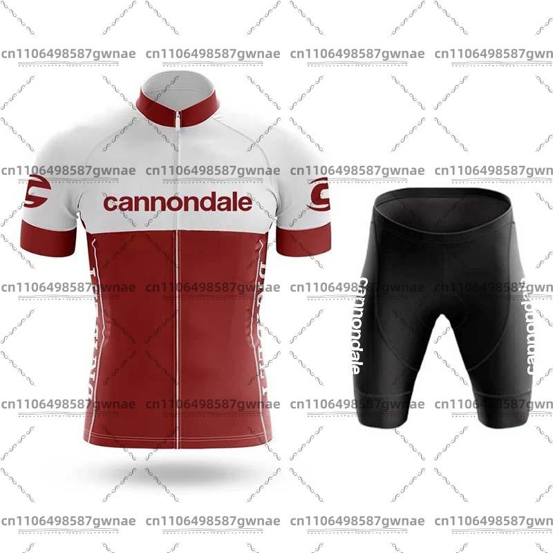 Cannondale Mountain Bike Jersey Set, Reflective Custom Jersey with Bib Shorts Summer Jersey