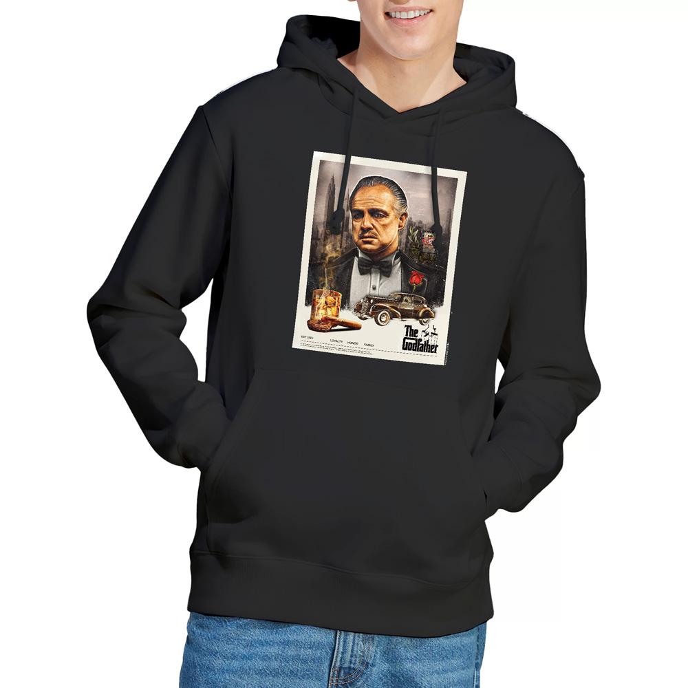 The Godfather Mens Vintage Poster Hoodie