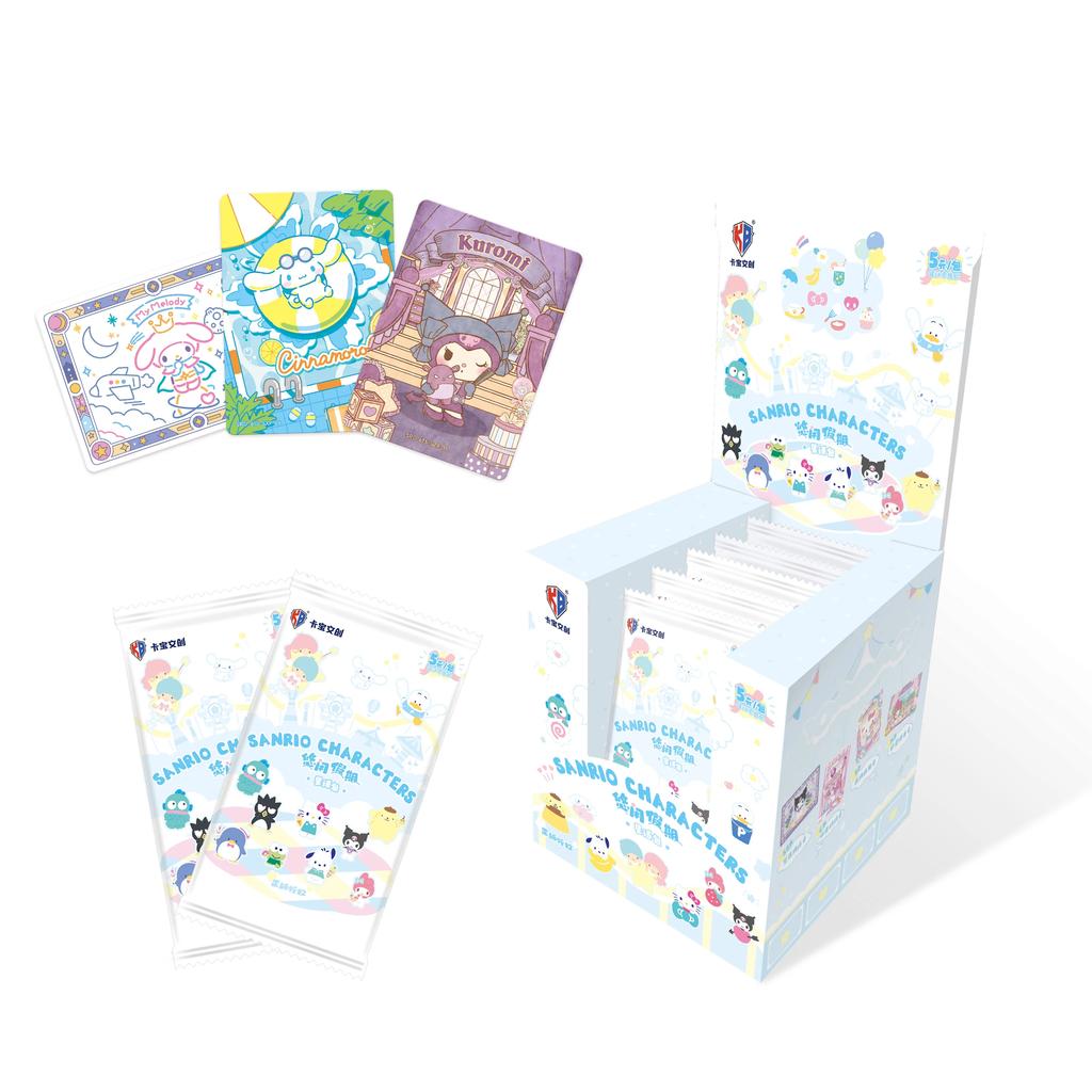 Genuine  Card Family Christmas Party Collection Cards HelloKitty Cards Pink Cute Card Aurora Series Trading Card
