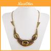 Vintage Alloy Moon Pendant Necklace With Geometric Design For Nightclub Fashion And Gift