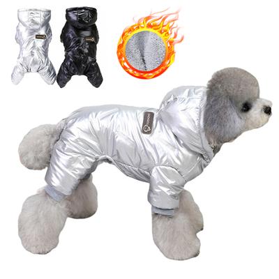 Zimní zateplená kombinéza pro psy pro psy Vodotěsné oblečení pro psy pro malé psy Bunda pro čivavu Yorkie Kostýmy Shih Tzu Coat Coat Pudl
