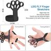 Silicone Grip Device Finger Exercise Stretcher Hand Grip Trainer Strengthen Rehabilitation Training