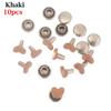 Shoes Clothes 6mm Belt Buckle Mushroom Spikes Buttons Diy Dolls Buckles Doll Bags Accessories