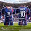 Frankreich Fußballteam Mbappe Fan Gedenk-T-Shirt Kinder Erwachsene Männer Frauen Sport Lässig Hochwertiges Atmungsaktives Trikot Oberteil