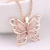 Sumeng 2026 New Necklace Choker Pendent Rose Gold Colorized Butterfly Pendant Premium Necklace Women's Gift Chain Sweater