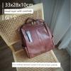 [Clearance Special Offer] First Layer Cowhide Women Bag Genuine Leather Bag Skeleton-Skin