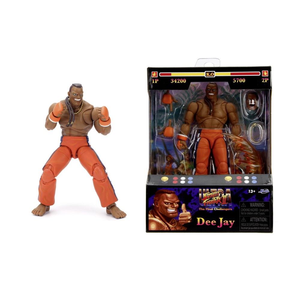 Jada Street Fighter Dee Jay 15cm Articulated Figure with Interchangeable Accessories 253252034