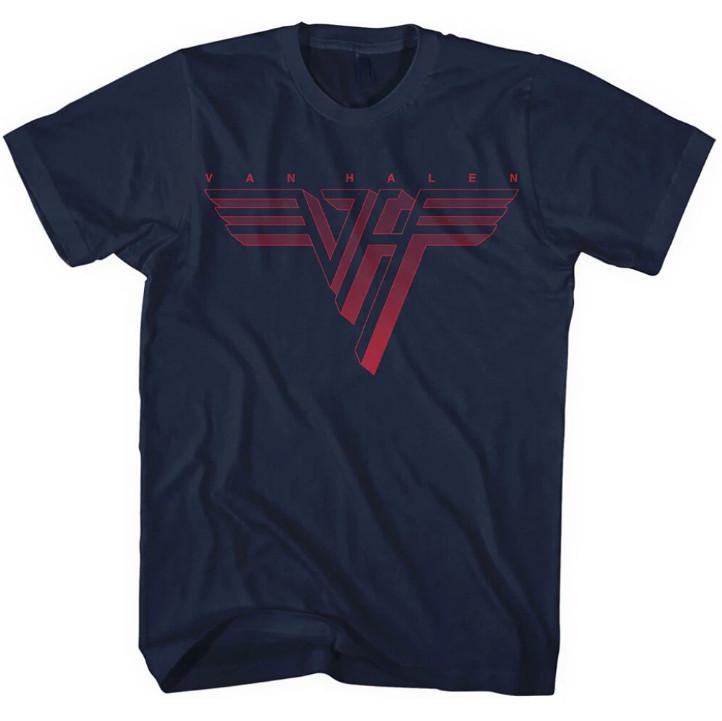 Van Halen Classic Logo Navy T-Shirt Unisex T-Shirt S