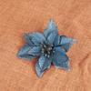Glitter Christmas Flower Artificial Flowers Merry Christmas Decorations Home Xmas Tree Ornaments 12pcs