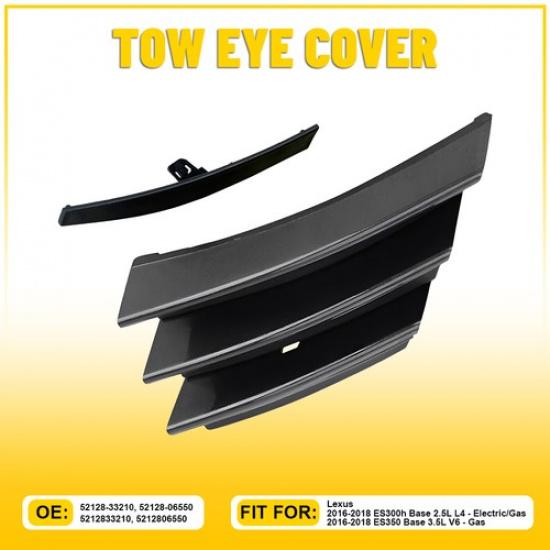 

CaFor Lexus ES300h ES350 2016 2017 2018 Front Tow Hook Coverp durable Bumper
