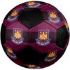 SIZE 5 West Ham United FC Soccer Ball Colorful All Ages Machine Stitched PVC Competition Ready Durable High-Bounce