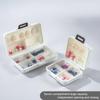 Pill Storage Box Food Grade Compact Size Multi-compartments Good Seal Effect Large Capacity Item Storage Reusable 7 Grids Tablet