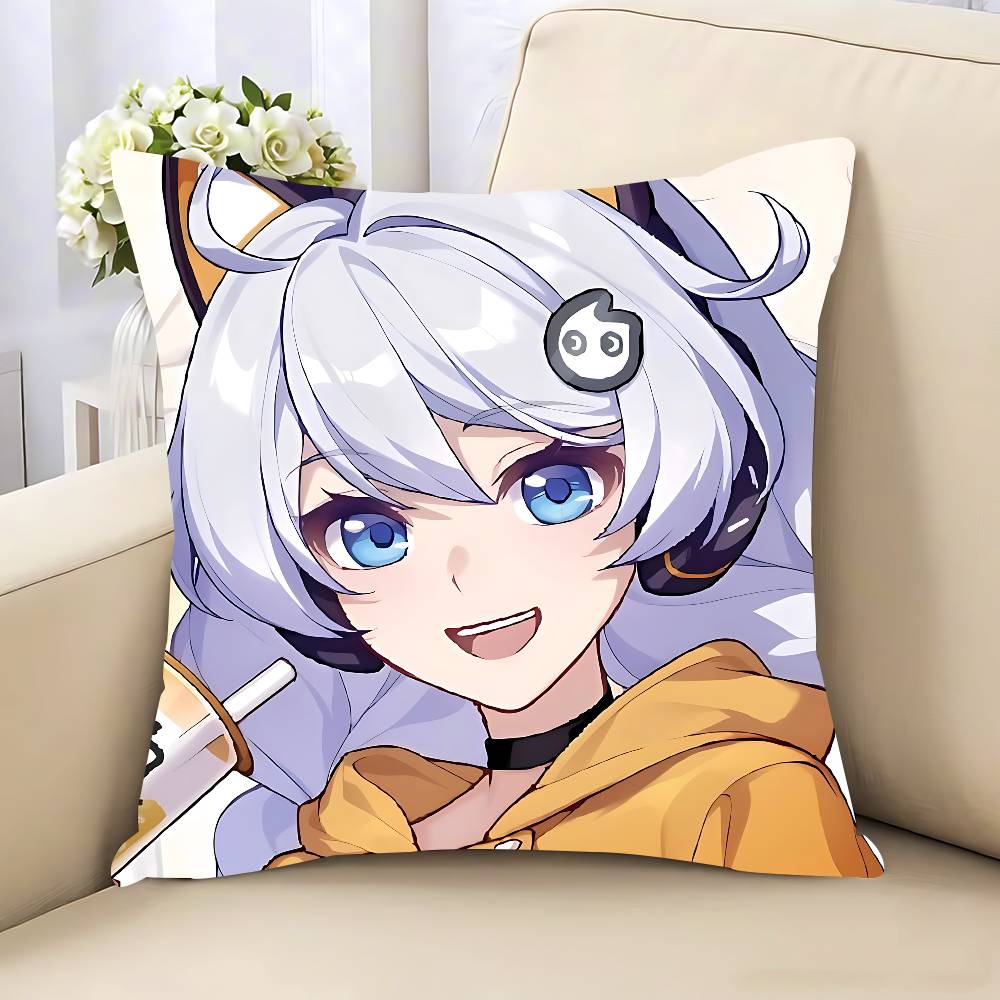 Honkai-i Impact K-kiana Pillow Case Removable Washable Cushion Cover – All-Season Soft Linen
