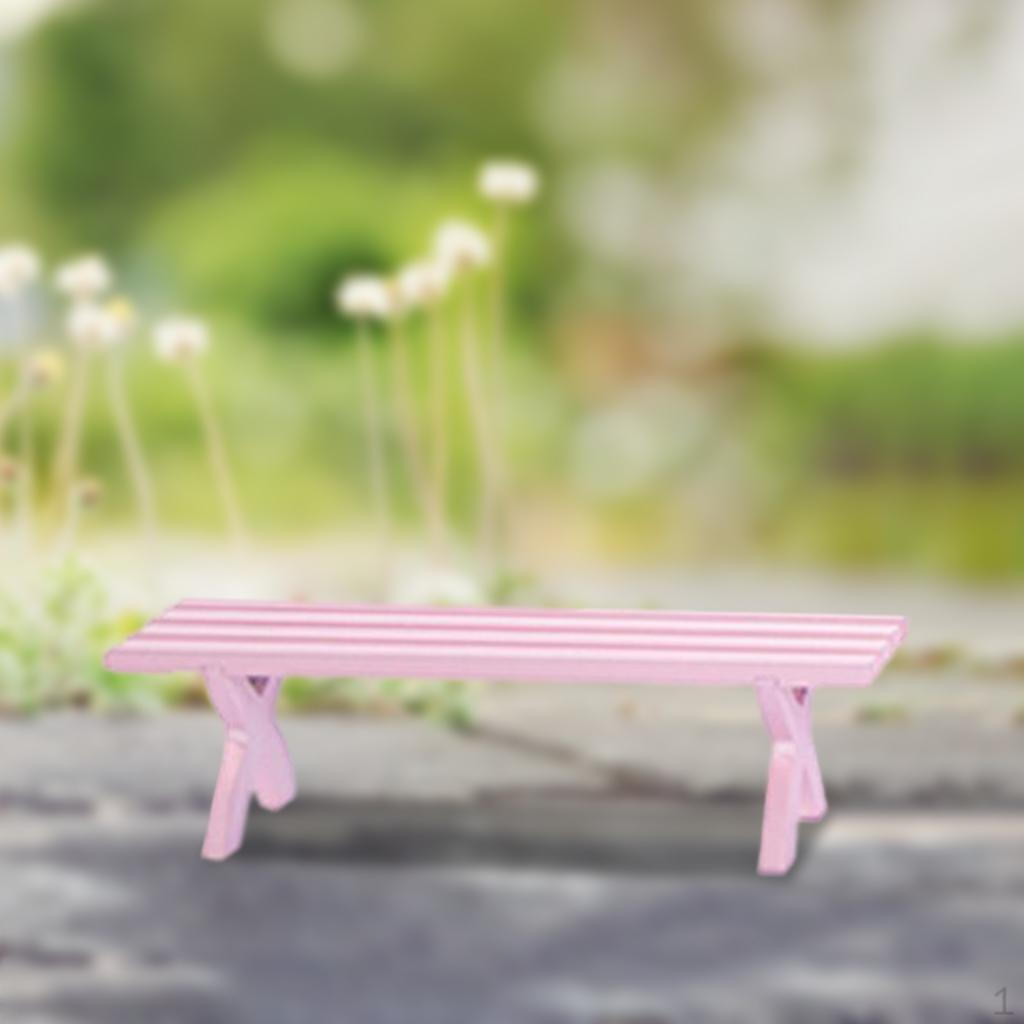 1/12 Dollhouse Miniatures Doll Scene Micro Landscape Lounge Model Decor Props pink desk