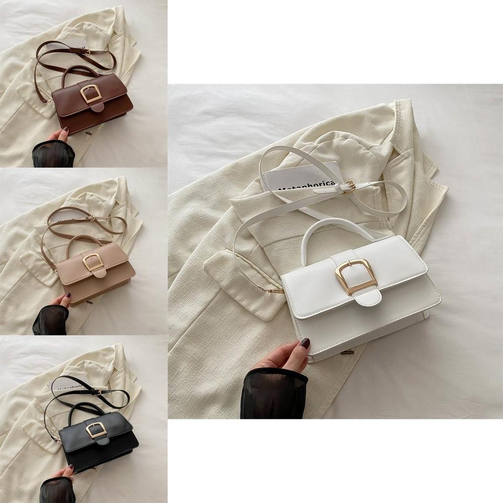 Trendy Pu Leather Small Square Bag Summer Fashionable Crossbody Handbag