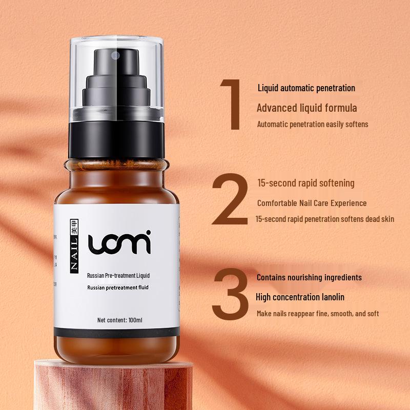 Nail Pre-Treatment Liquid: Quick Softening & Cuticle Remover for Safe Nail Care
