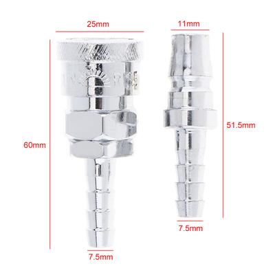 2pcs/set TL-S12 20SH+PH High Speed Steel Pneumatic Fitting Quick High Pressure Connector