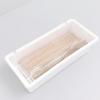 Premium Kitchen Cutlery Organizer Chopsticks Drain Box with Drain Holes Compact Flat Bottom Storage Case for Forks Spoons Knives