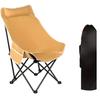 Portable High-Back Moon Chair - Foldable, Stainless Steel Frame for Outdoor Leisure, Camping Chair , Beach Chair Foldable