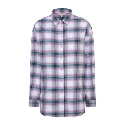 Womens/Ladies Elm Flannel Relaxed Fit Long-Sleeved Shirt
