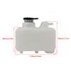 Motorcycle Accessories Radiator Tank Water Tank Coolant Bottle Overflow Reservoir Tank For YAMAHA BANSHEE YFZ350 1987-2006 ATV