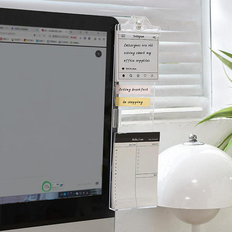 Sleek Monitor Memo Board Clip - Streamline Workspace Enhance Decor With Durable Note Holder For Home & Office2025 NEW2025 NEW