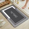 Minimalist European Style Diatomite Bath Mat Shower Floor Entryway Non-Slip Absorbent Bathroom Rug