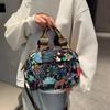 Shopper Printing Small Shoulder Bag 2025 Summer Women'S Crossbody Messenger Bag Ladies Leisure Versatile Tote Bag