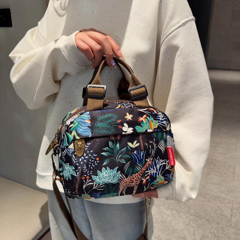 Shopper Printing Small Shoulder Bag 2025 Summer Women'S Crossbody Messenger Bag Ladies Leisure Versatile Tote Bag