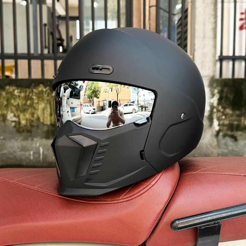 New Scorpion Retro Motorcycle Cascos Moto Locomotive Personality Multi-purpose Combination Helmet Half M L XL XXL XXXL