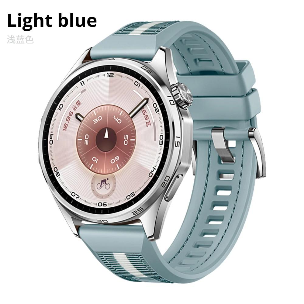 22mm Nylon Weave Silicone Strap for Huawei Watch GT6 Pro 46mm Band Wristband for Huawei GT5/GT4/GT3 46mm Bracelet Watchband