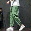 Printemps Été Styles Fins Pantalon Harem Homme Pantalon Décontracté Homme Pantalon Court Pantalon Ample