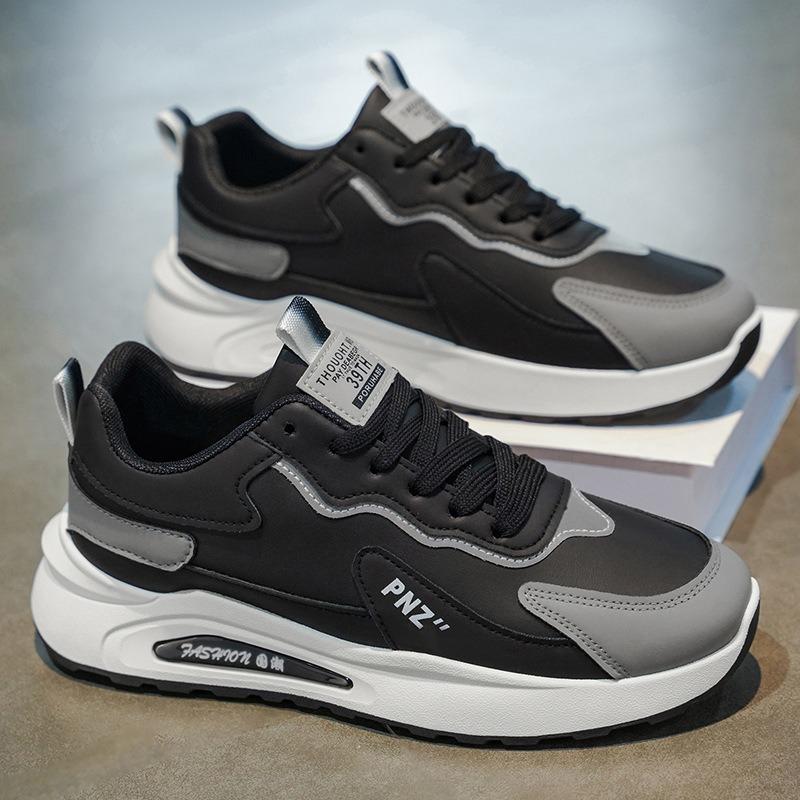 Men's sports shoes autumn men's shoes new breathable little white shoes trendy versatile platform casual running trendy shoes