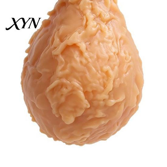 Simulated Drumstick Toy Stress Relief Toy, Realistic Chicken Leg Squeeze Stretchy Fidget Anxiety Gadget for Kids Adults Soft