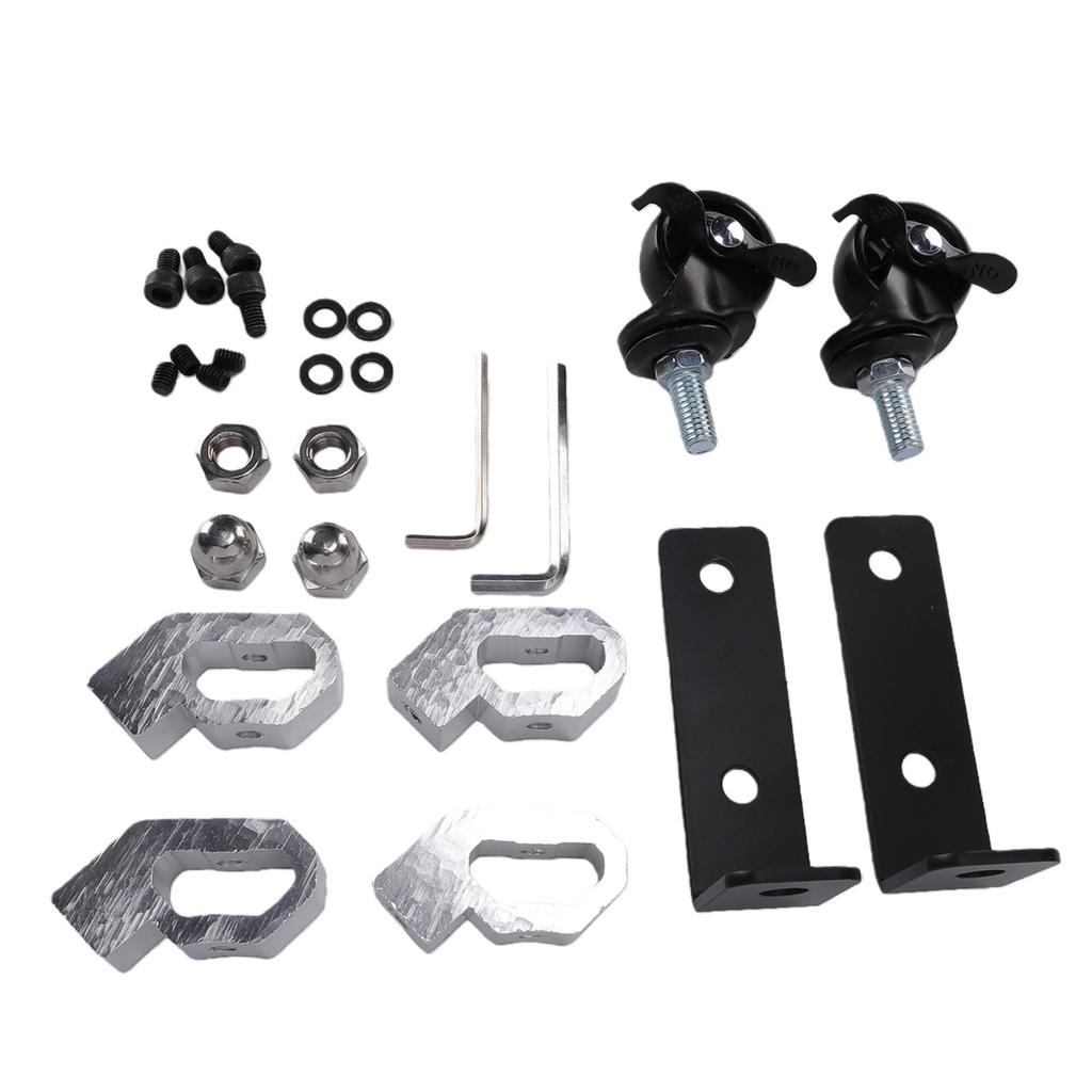 Dual Front Wheels Fit for   Toolbox and Accessories 200lbs Load Capacity 360 Degree Rotation Toolbox Front Caster Wheel